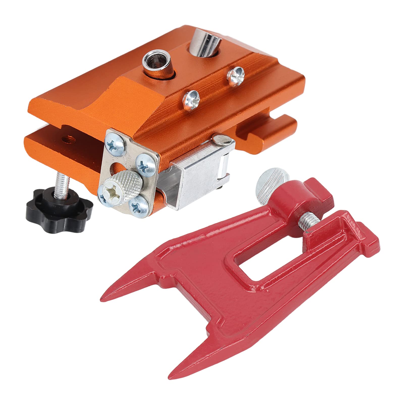 Qinlorgo Hand Crank Chain Sharpener - Portable Chainsaw Sharpener Tool Kit with Aluminum Alloy Body - Perfect for Outdoor Chainsaw Maintenance, Wood Cutting, and Forestry Work