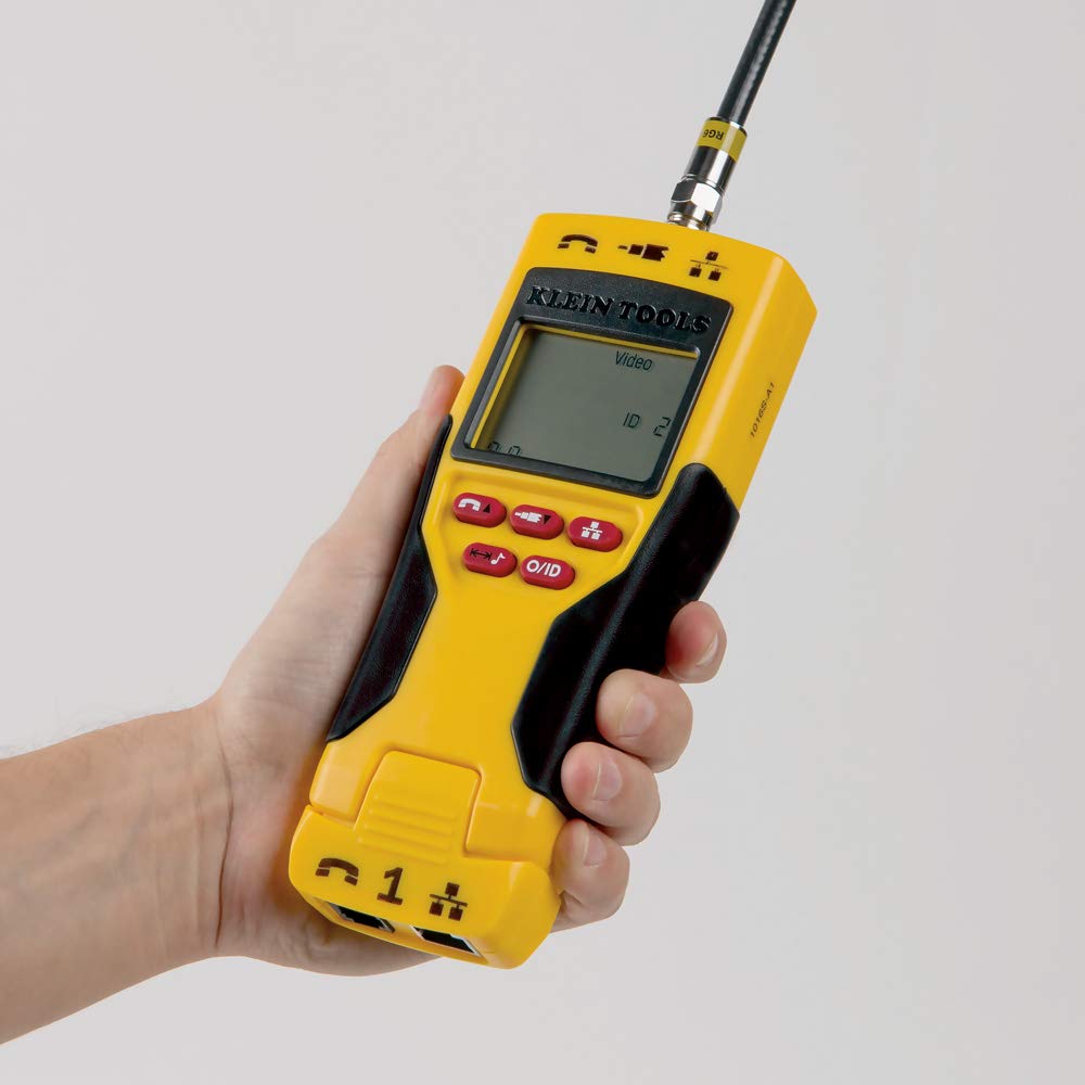 Klein Tools VDV501-825 Scout Pro 2 LT Network Cable Tester - Ethernet, Data & Voice Continuity Tester with Remotes, Adapter & Carrying Case - Ideal for IT Professionals, Network Installations & Home Office Setup