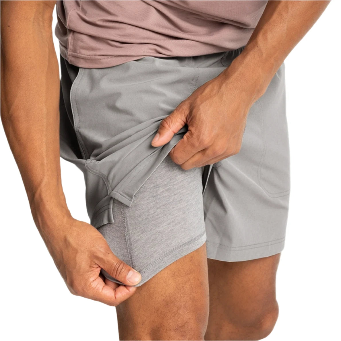 Men's Lined Active Breeze Shorts 5.5 Inch Inseam - Lightweight Quick-Dry Workout Running Gym Shorts for Men - Perfect for Jogging, Training & Summer Outdoor Activities