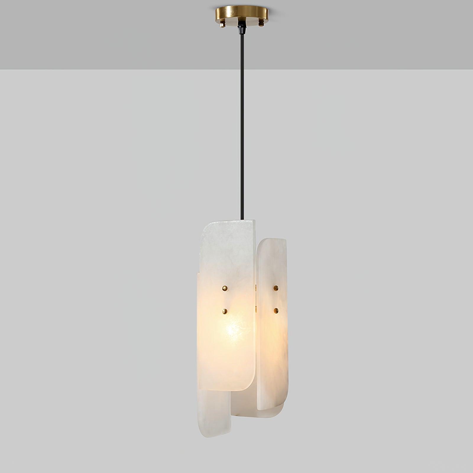Megalith Mini Pendant Light - Modern Hanging Ceiling Lamp for Kitchen Island, Dining Room & Bedroom Decor - Dimmable LED Lighting Fixture