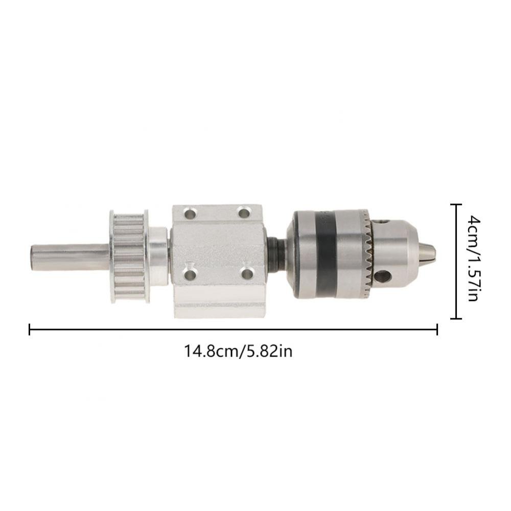 Lathe Press Motor Chuck Adapter - High Precision Unpowered DIY Spindle Assembly for Hand Drill Bits | Compatible with Drill Press, Table Grinder & Table Saws | Perfect for Woodworking, Metalworking & DIY Projects