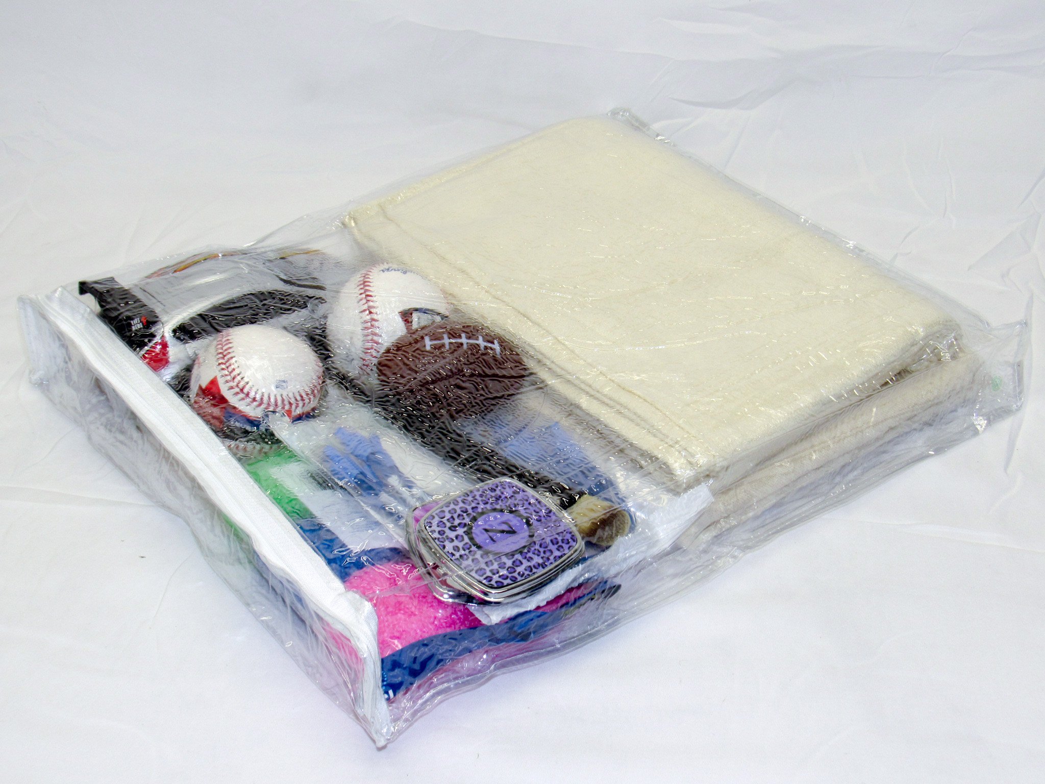 Heavy Duty Clear Vinyl Storage Bags with Zipper - 15