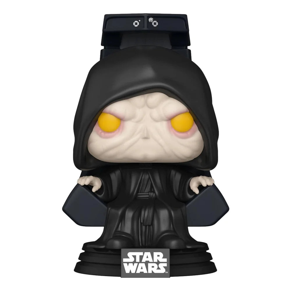 Ian McDiarmid Signed Funko Pop Star Wars Emperor Palpatine 614 - JSA COA Autograph - Collectible Action Figure for Star Wars Fans & Memorabilia Collectors - Perfect for Display, Gifts & Conventions