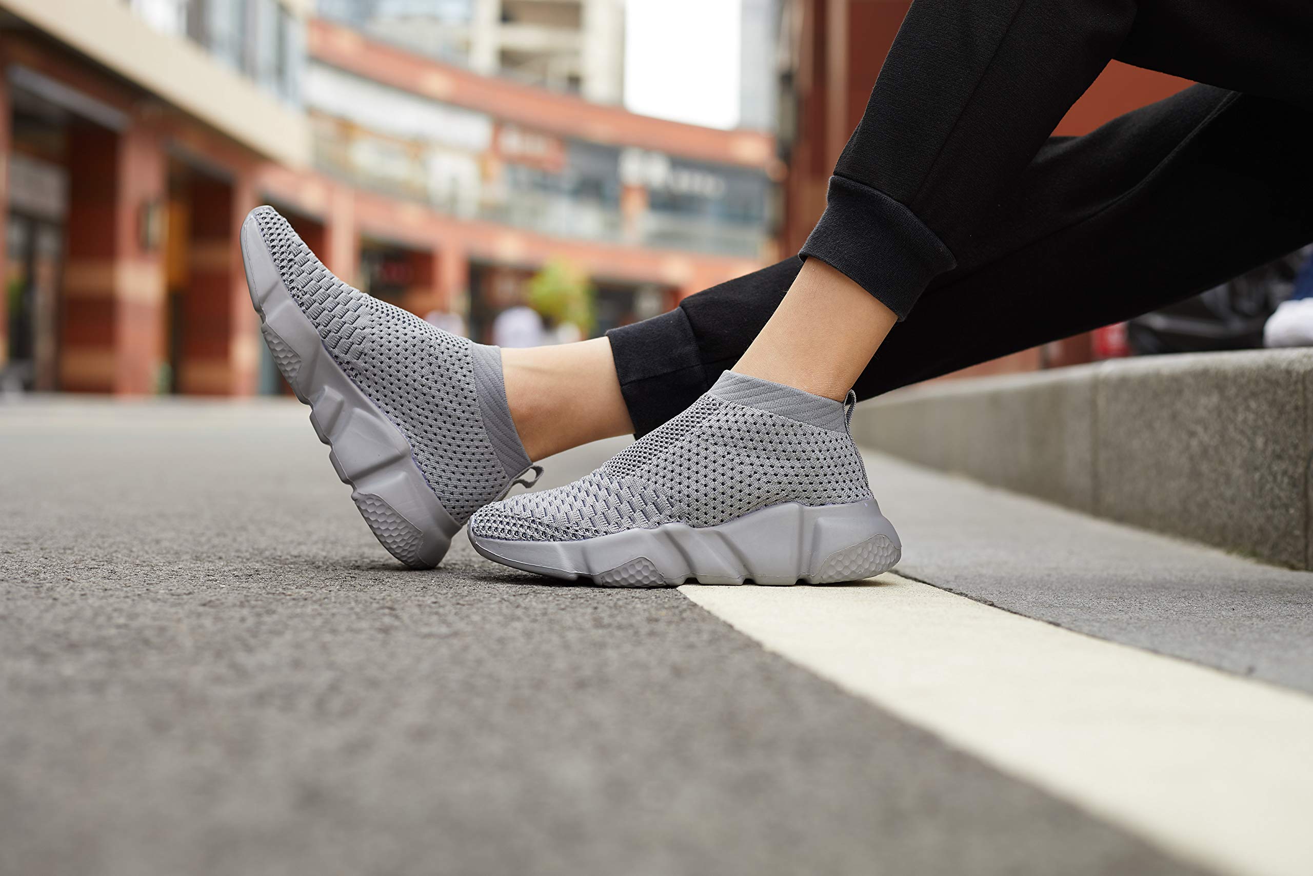 Casbeam Women's Running Shoes - Lightweight Breathable Slip-On Sneakers for Walking, Tennis, Gym & Workout - Comfortable Stylish Trainers for Women - Perfect for Running, Jogging, Fitness & Daily Wear