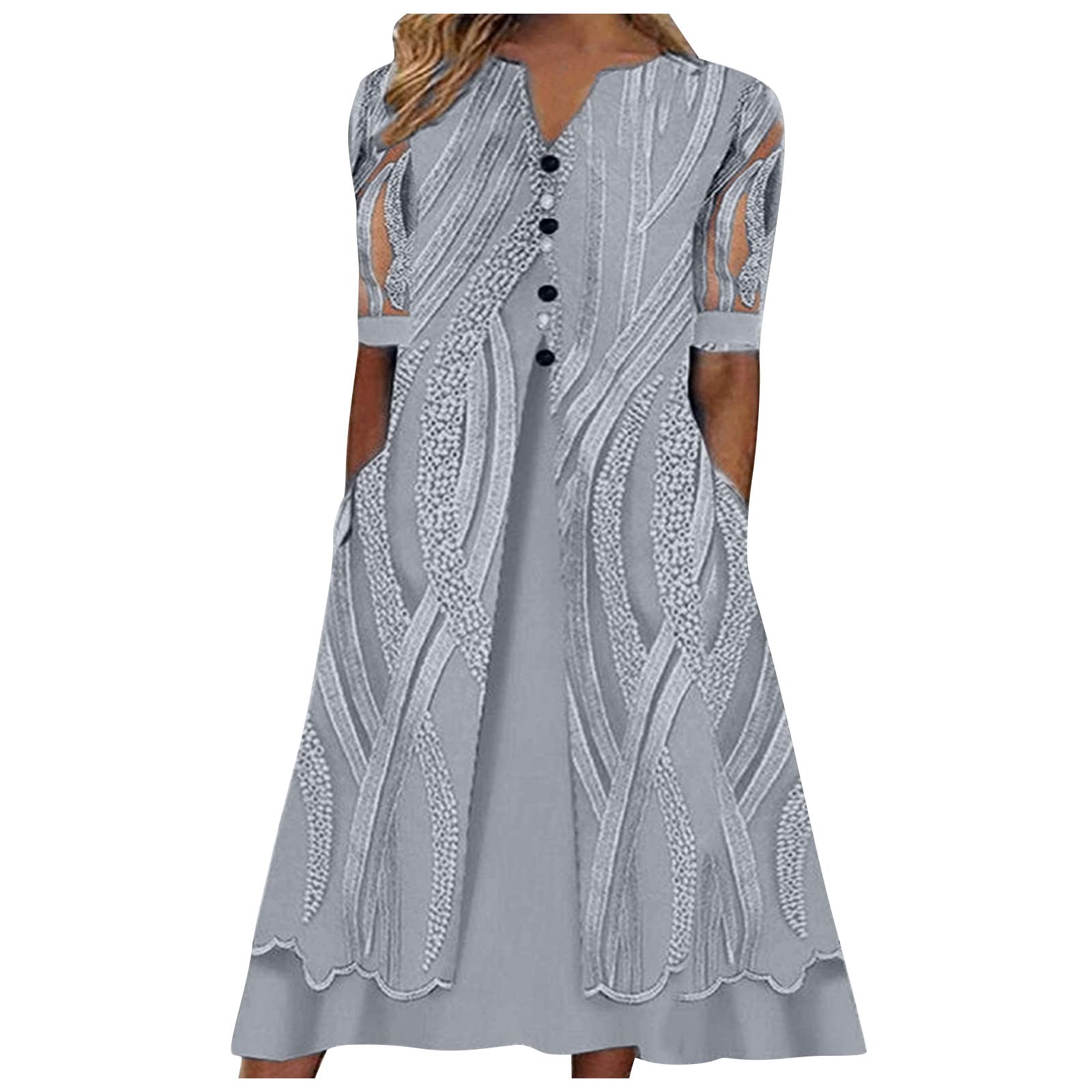 Plus Size Floral T-Shirt Dress for Women - Summer Jumpsuit & Casual Dresses 2022 | Beach Outfit, Vacation Wear & Everyday Comfort