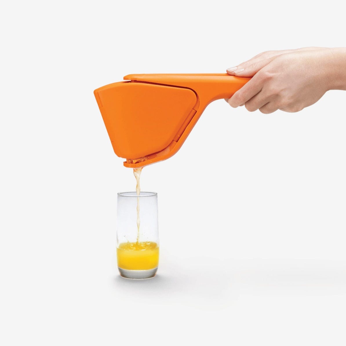 Dreamfarm Fluicer Orange - Premium Kitchen Gadget for Juicing, Zesting & Grating - Perfect for Citrus Fruits, Cheese & More - Ideal for Home Cooks & Professional Chefs