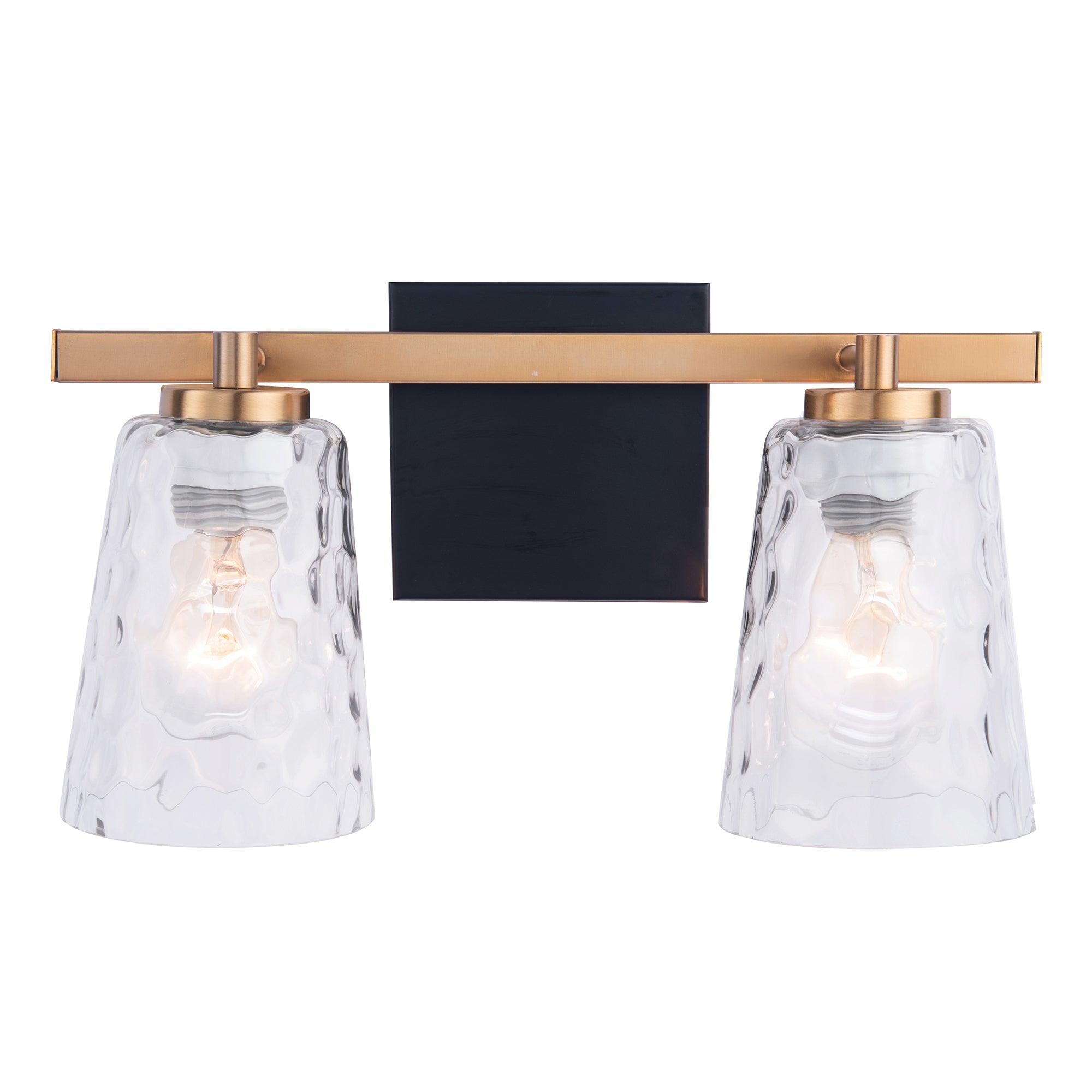 Radiance Modern 2-Light Dimmable Vanity Light - Bathroom Makeup Mirror Lighting Fixture for Bedroom, Dressing Room & Powder Room
