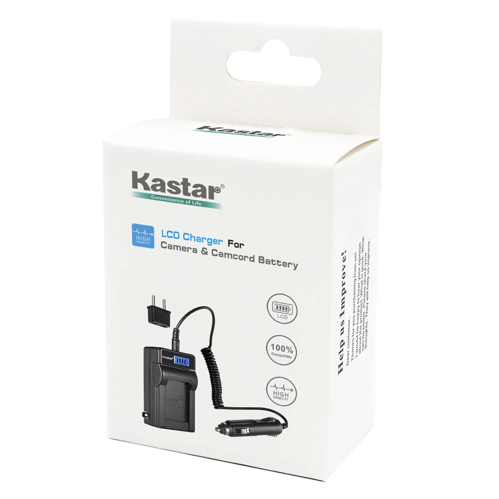 Kastar 4-Pack EN-EL15b Replacement Battery & LCD Charger for Nikon D7000, D7100, D7200, D7500 DSLR Cameras - Compatible with MB-D11, MB-D12, MB-D14, MB-D15, MB-D16, MB-D18 Battery Grips - Perfect for Travel, Photography Sessions & Professional Shoots