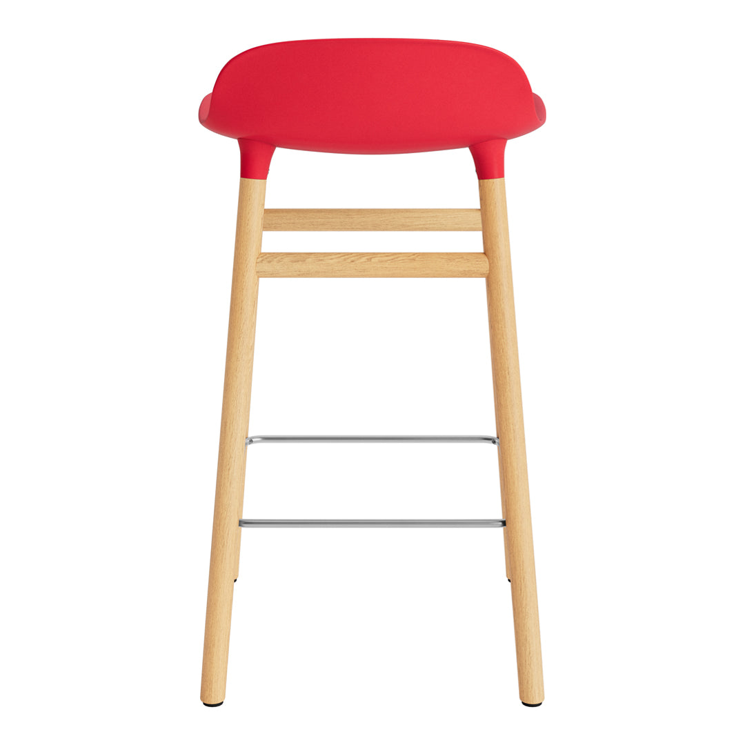 Modern Wooden Counter Stool with Sturdy Wood Legs - Perfect for Kitchen Islands, Bars, and Breakfast Nooks