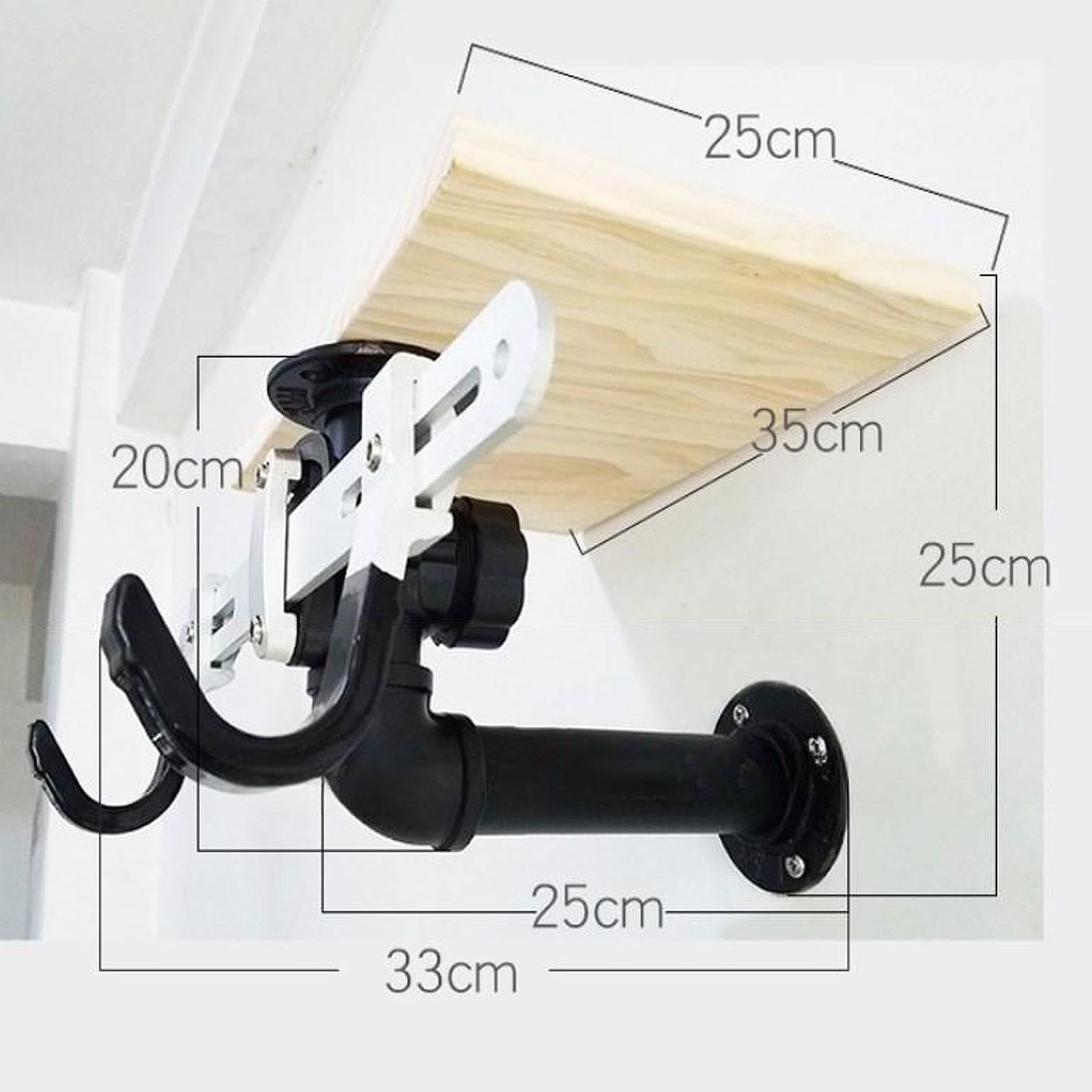 Colaxi Adjustable Bike Wall Mount Hanger - 360° Rotating Vertical Bicycle Storage Hook for Garage, Home & Office | Space-Saving Bike Display Stand for Sturdy Storage