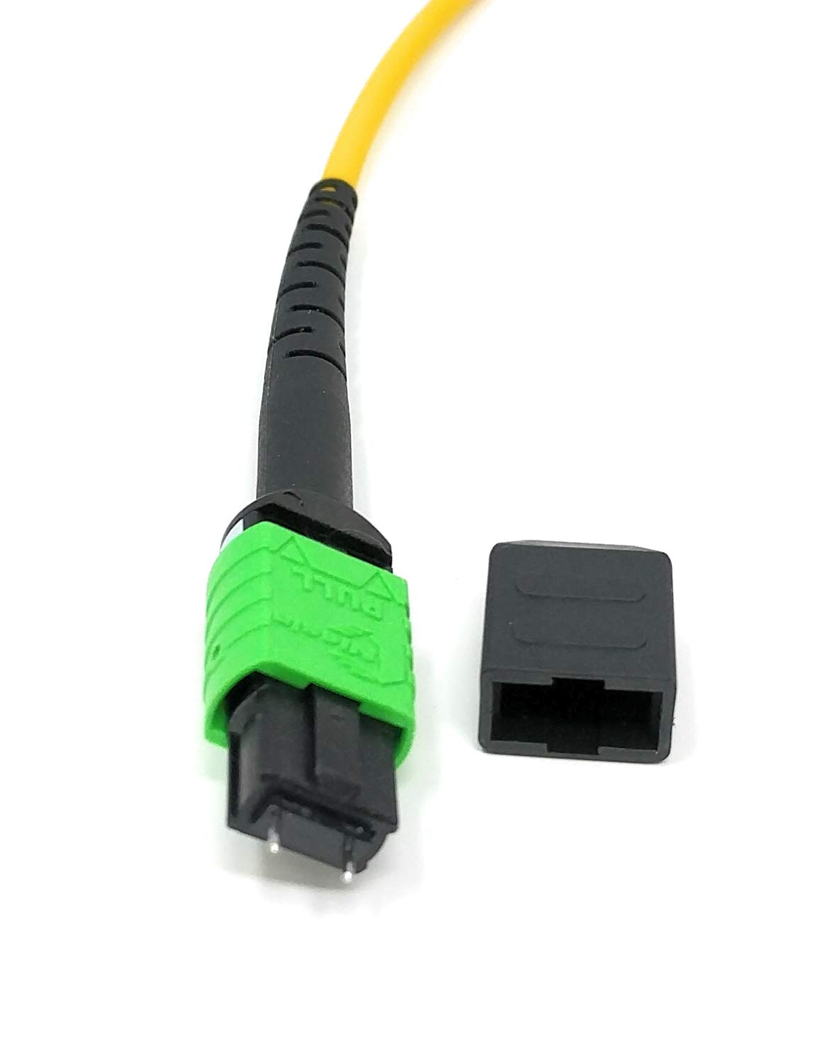 Ultra Spec Single Mode MPO Male APC to 12x LC-UPC Simplex Breakout Cable - 2m Length - High-Speed Fiber Optic Patch Cord for Data Centers & Telecom Networks