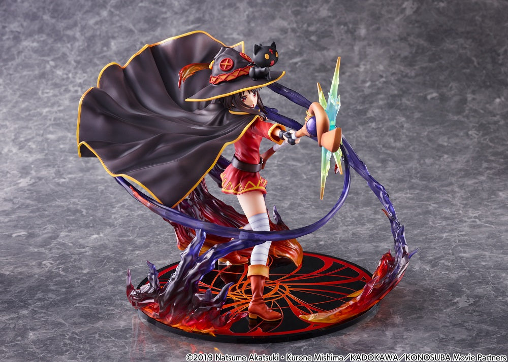 Estream 1/7 KonoSuba Megumin (Explosion Ver.) Anime Scale Figure Statue - Perfect for Anime Collectors, Gaming Room Decor, and KonoSuba Fans Display