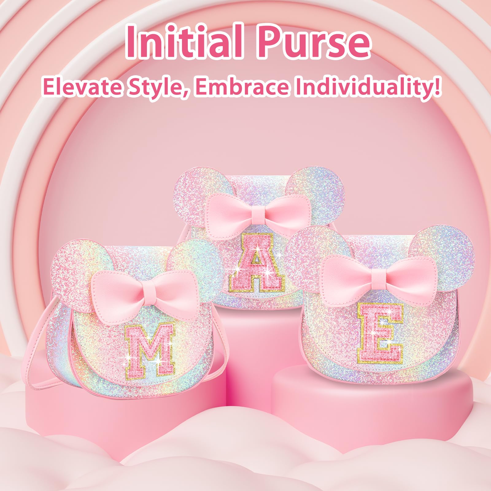 Best Birthday & Christmas Gifts for Girls Ages 3-8 - Trendy Kids Purse for Toddler Girls | Cute Little Girl Handbag for Parties, Dress-Up & Daily Use (Colorful)