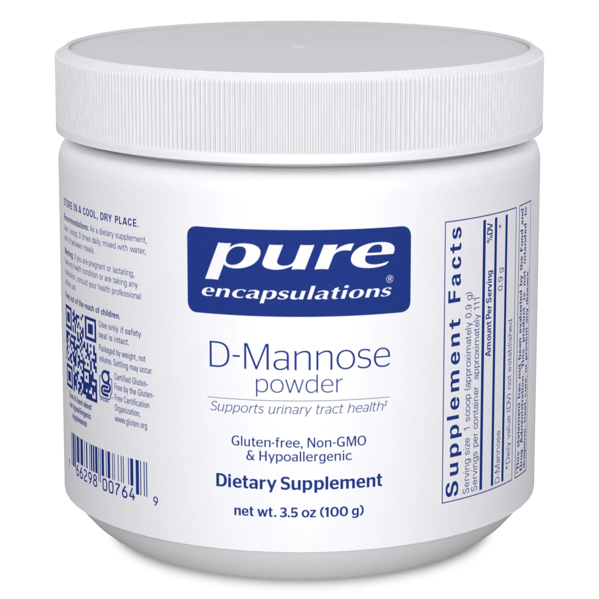 Pure D-Mannose Powder for Urinary Tract Health - Natural Supplement for Women & Men - Supports Bladder & Kidney Wellness - Perfect for Daily Use & Travel