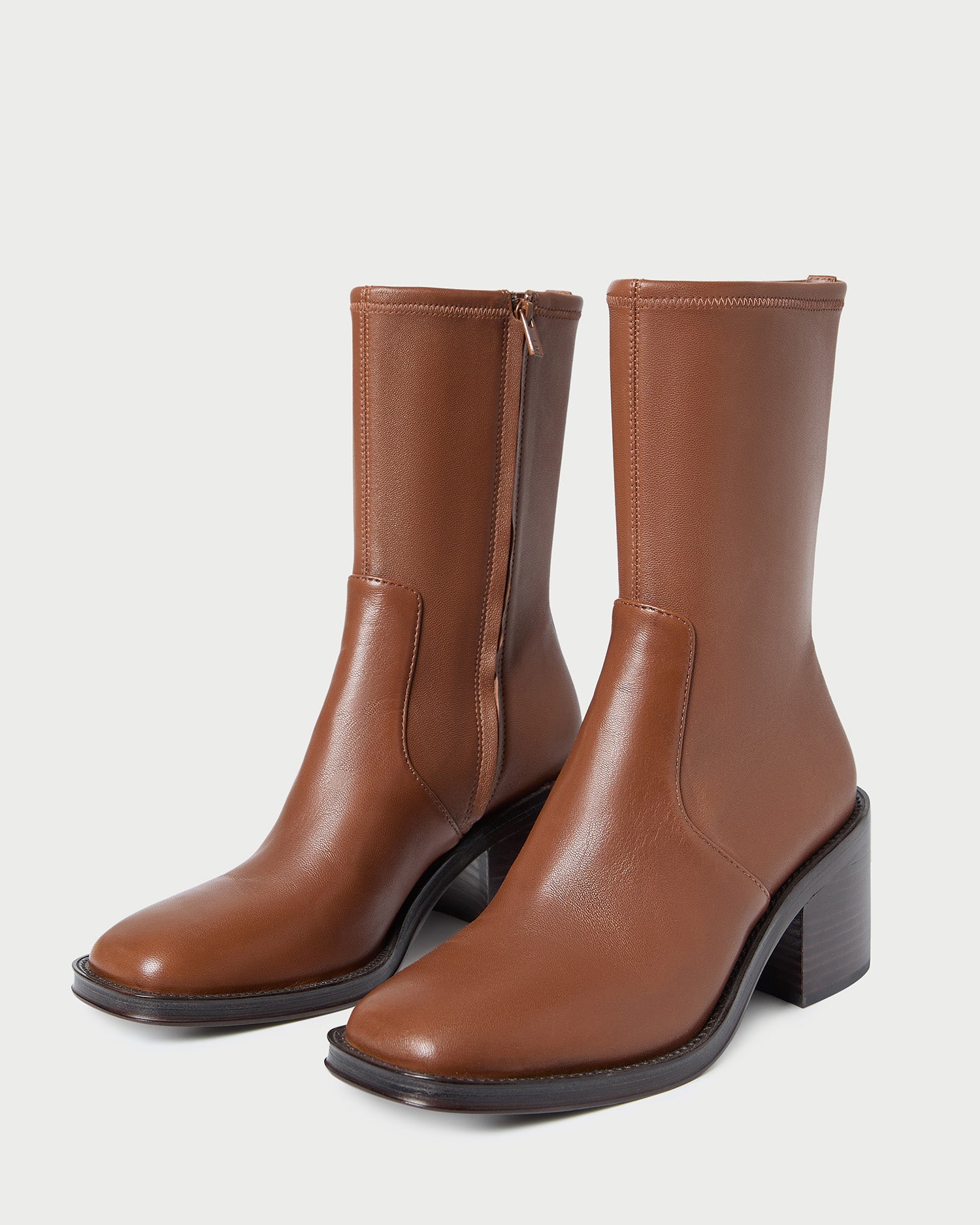 Nolan Acorn Stretch Ankle Bootie - Women's Comfortable Chunky Heel Boots for Fall & Winter | Perfect for Office, Casual Outfits & Date Night