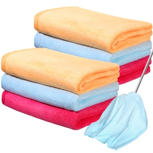 Pink, Yellow, Light Blue