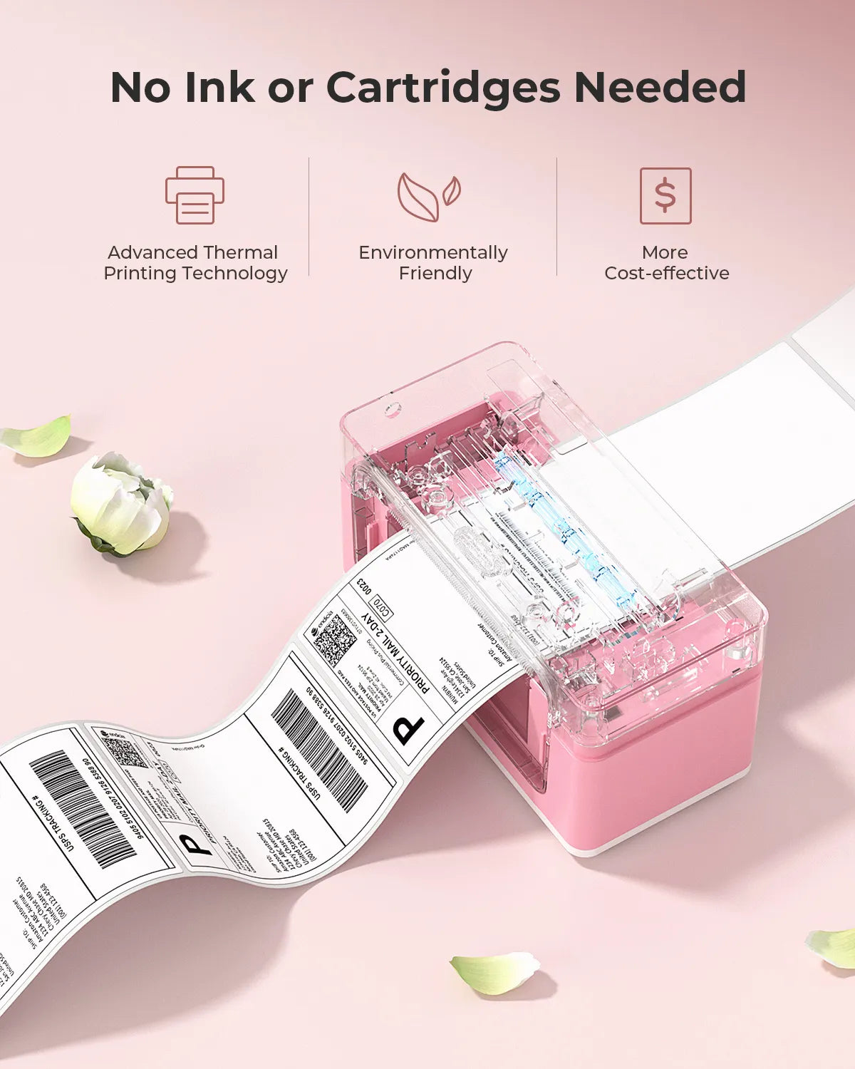 MUNBYN P941B Upgraded Bluetooth Thermal Label Printer - High-Speed Wireless Barcode Printing for Ecommerce, Shipping & Retail (Ideal for Amazon FBA, Shopify & Small Business Logistics)