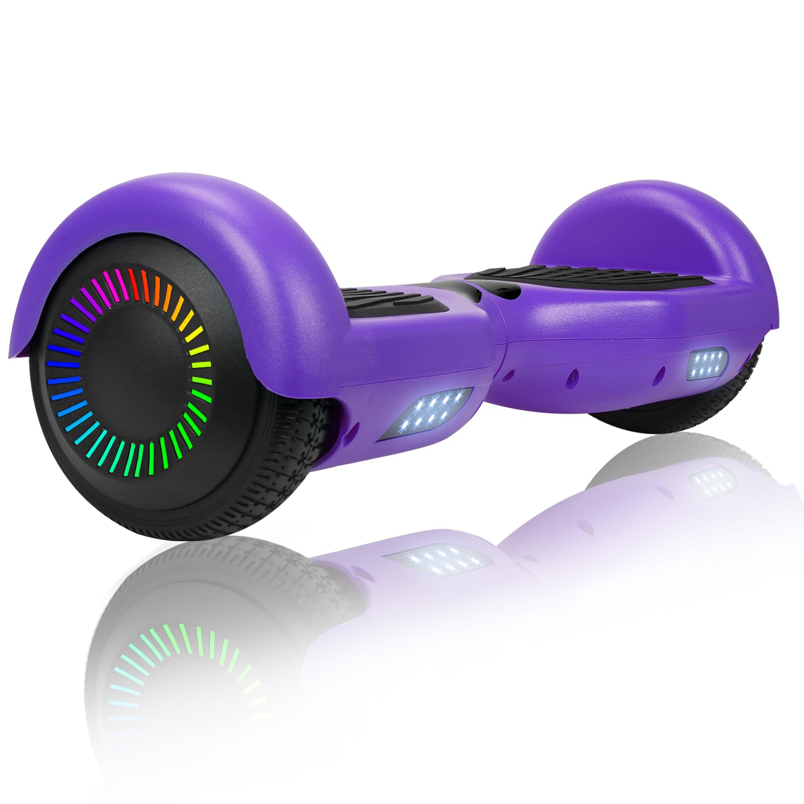 Self-Balancing Hoverboard with Bluetooth & LED Lights - Electric Scooter for Kids Ages 6-12 - Perfect for Outdoor Fun, Commuting & Birthday Gifts