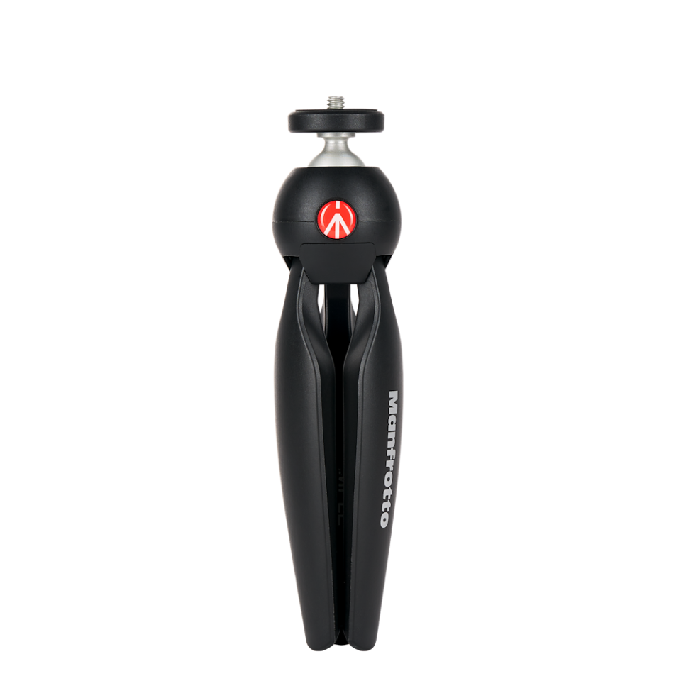 Manfrotto Pixi Mini Tripod with Universal Phone Clamp - Compact Portable Tripod Stand for iPhone, Samsung & Smartphones - Perfect for Vlogging, Travel & Outdoor Photography