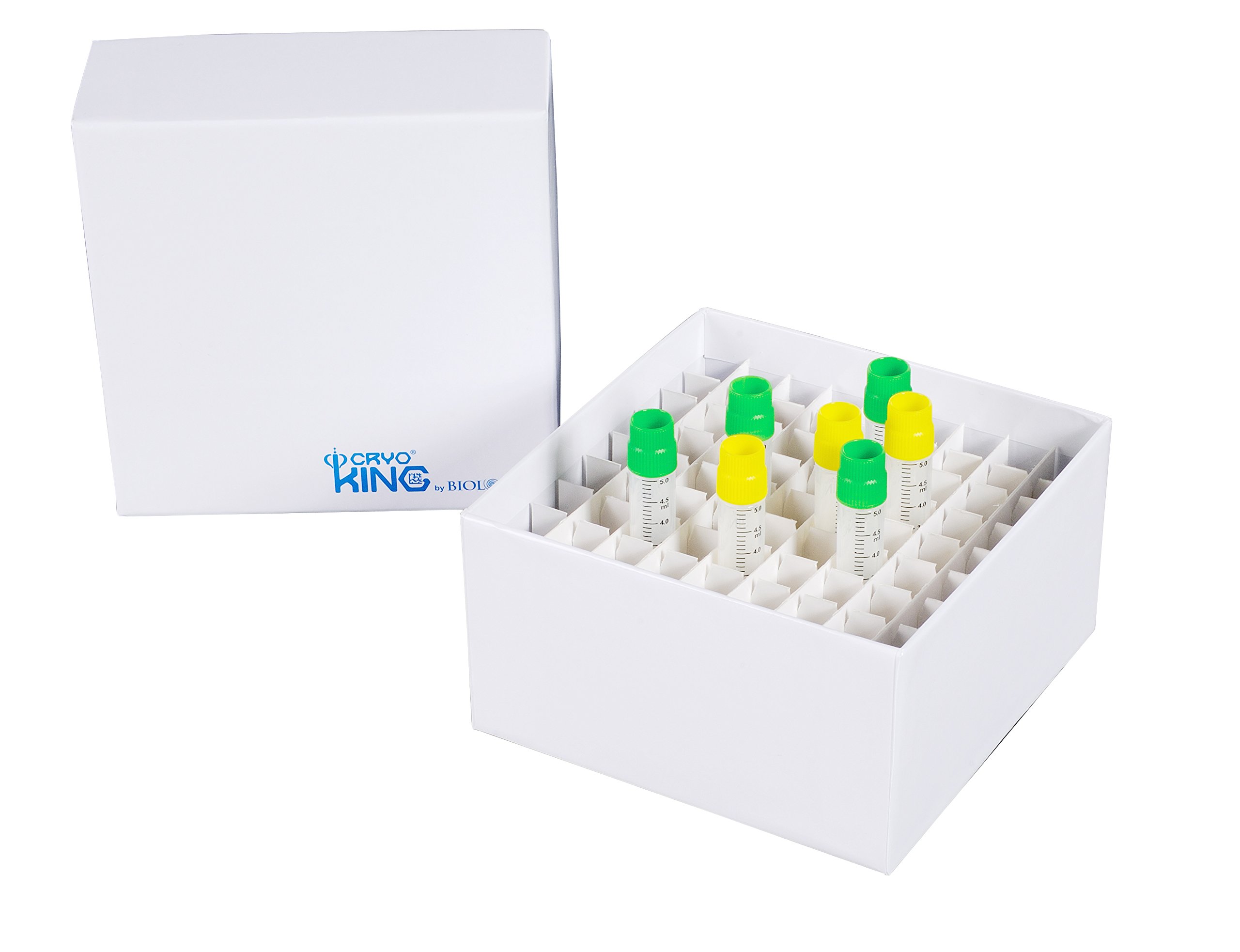 90-1381 Cardboard Microcentrifuge Tube Freezer Storage Box - 3