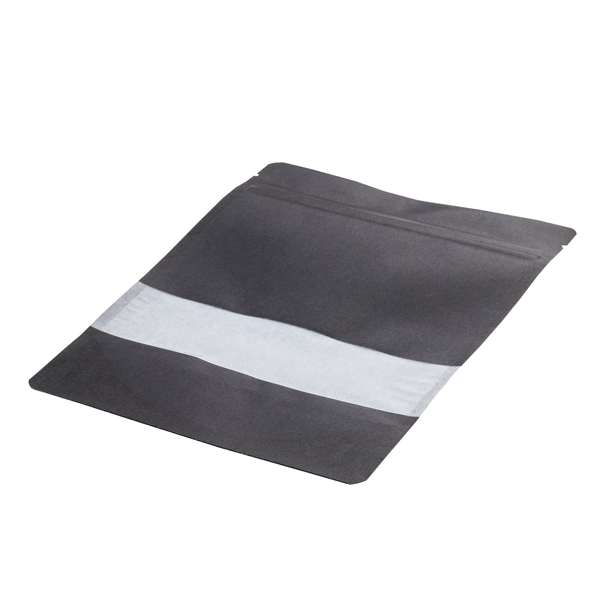 Heat Sealable Black Plastic Large Window Bags - 9