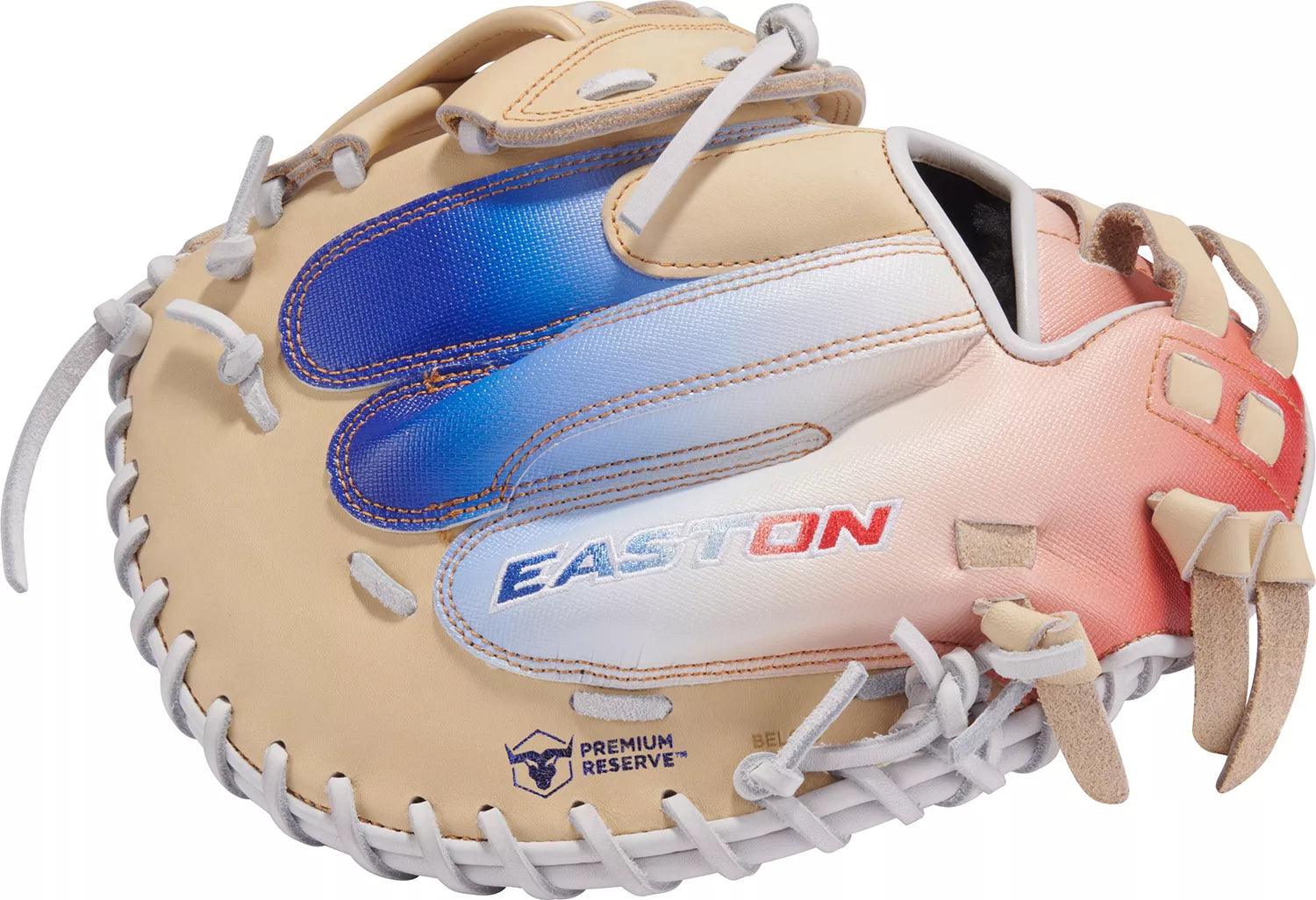 Easton Professional Collection Color Splash 2.0 Fastpitch Catchers Mitt - 34 Inch Softball Glove for Women & Girls | Perfect for Competitive Games, Training & Practice Sessions