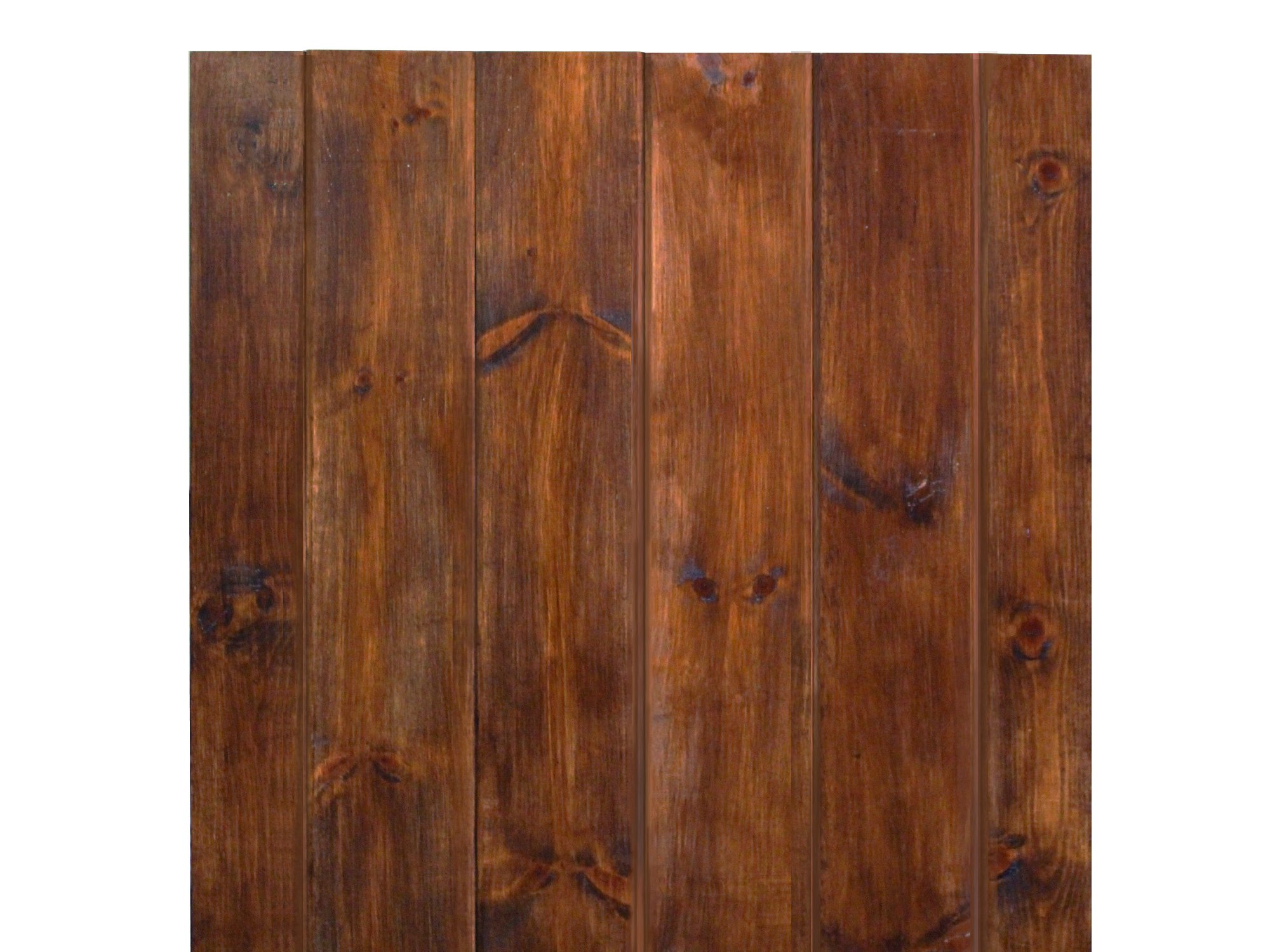 TMS® 36x84 Inch Dark Coffee Solid Core Knotty Pine DIY Barn Wood Sliding Interior Door - Perfect for Farmhouse, Rustic Home, and Loft Style Decor