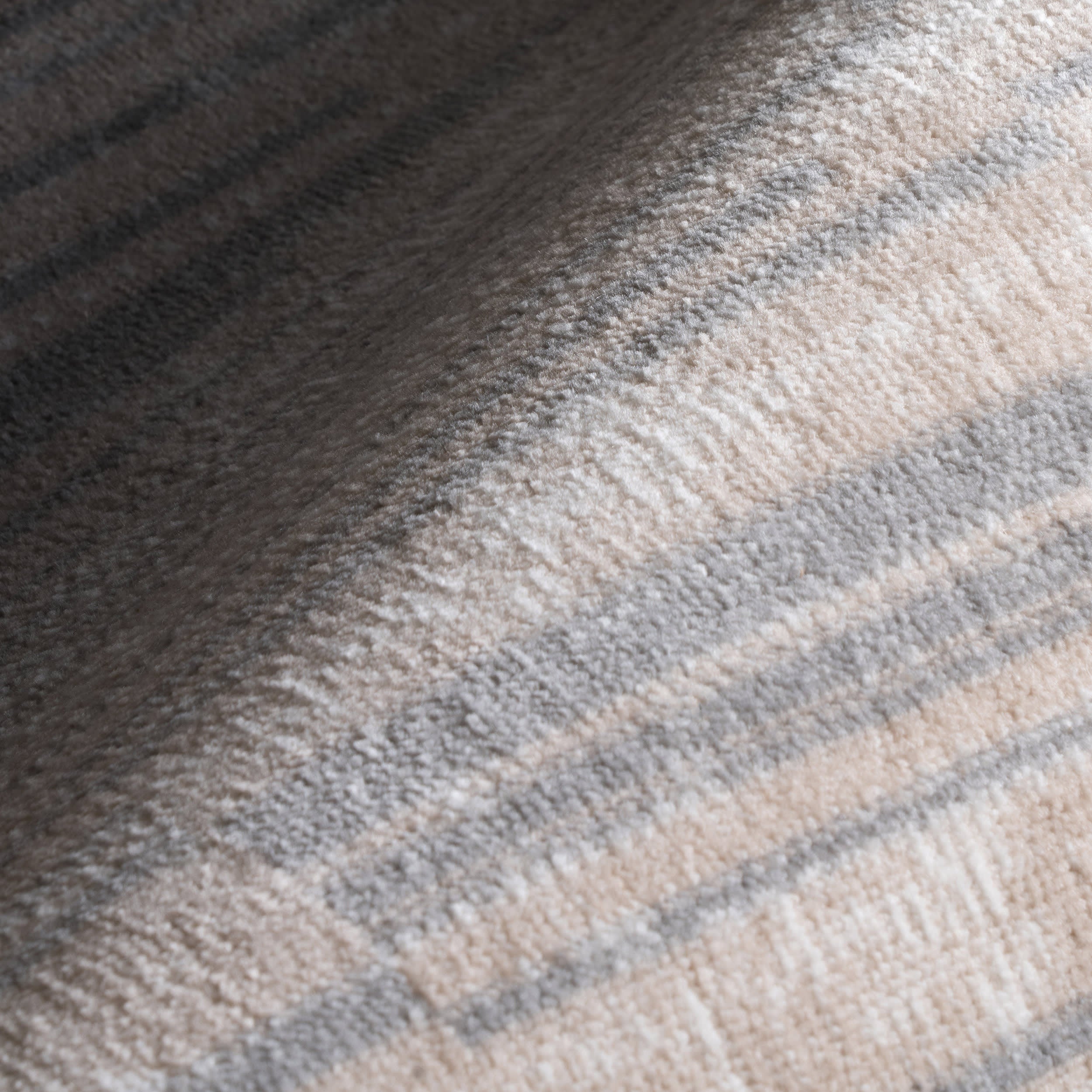 Aubriella Striped Area Rug - Soft Grey Modern Striped Rug for Living Room, Bedroom, Nursery & Home Decor
