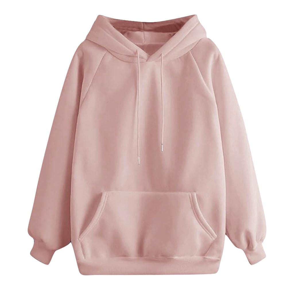 Women's Cute Long Sleeve Hoodies - Casual Loose Pullover Sweatshirts for Teen Girls & Women | Perfect for School, Streetwear & Cozy Loungewear