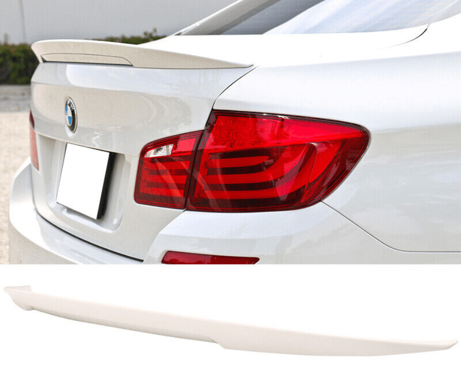 2011-2016 BMW 5 Series F10 Sedan High Kick Style ABS Trunk Spoiler Wing - Perfect for Car Customization & Sporty Look Enhancement