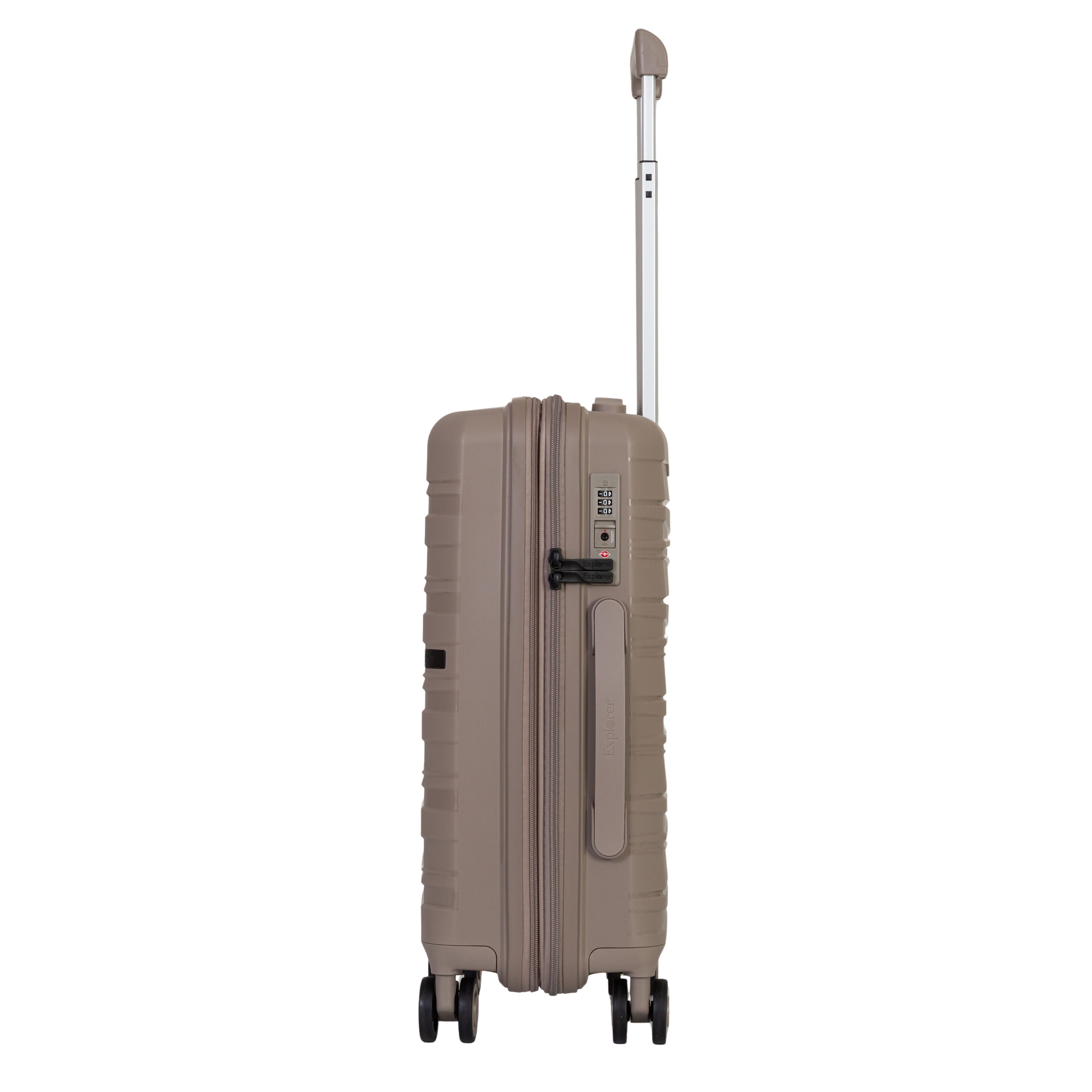 Explorer Breeze Anti-Theft Expandable Carry-On Luggage - Lightweight Travel Suitcase for Airplane, Business Trips & Weekend Getaways