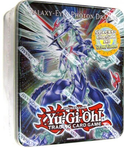 Yu-Gi-Oh! Galaxy-Eyes Photon Dragon Collectible Tin Sealed - Limited Edition Trading Card Game (TCG) Collectors Item - Perfect for Card Battles, Gifts & Display