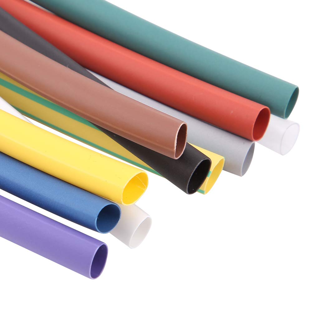 Premium 55pcs Heat Shrink Tubing Kit - Industrial Grade Wire Wrap Cable Sleeves for Electrical Insulation & Protection - Ideal for DIY, Automotive, Electronics & Home Repair Projects