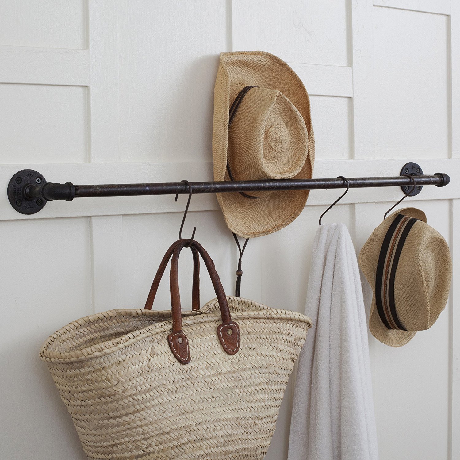 10 Pack Heavy Duty 3 Inch S Hooks - Black S-Shaped Hanging Hooks for Kitchen, Bathroom, Bedroom & Office - Perfect for Hanging Pans, Pots, Coats, Bags & Plants (Durable Metal, Medium Size) - Ideal for Home Organization & Space Saving Storage