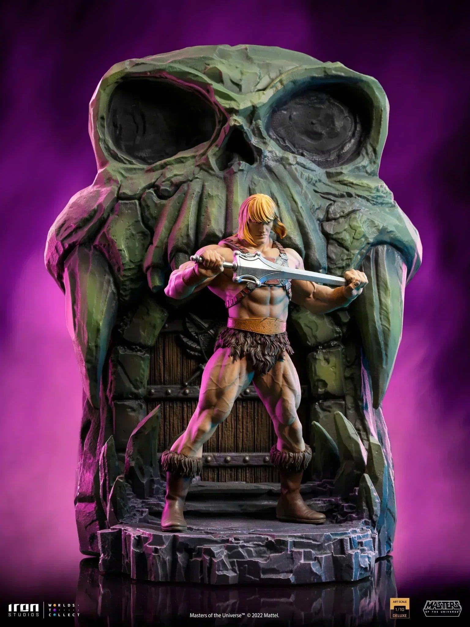 Iron Studios Masters of the Universe He-Man Deluxe BDS Art Scale 1/10 Statue - Collectible Action Figure for Display & Home Decor, Perfect for Fans & Gift Giving