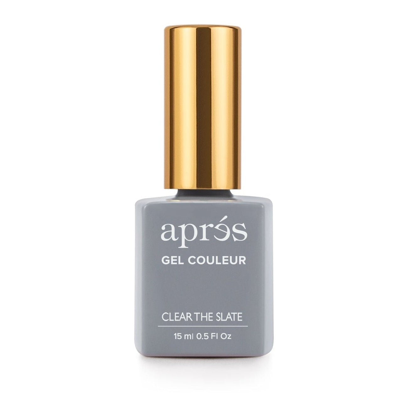 Apres Gel Color Nail Polish - Clear The Slate - Long Lasting Gel Nail Polish Kit for Salon & Home Manicures - Perfect for Nail Art, French Tips & Everyday Wear
