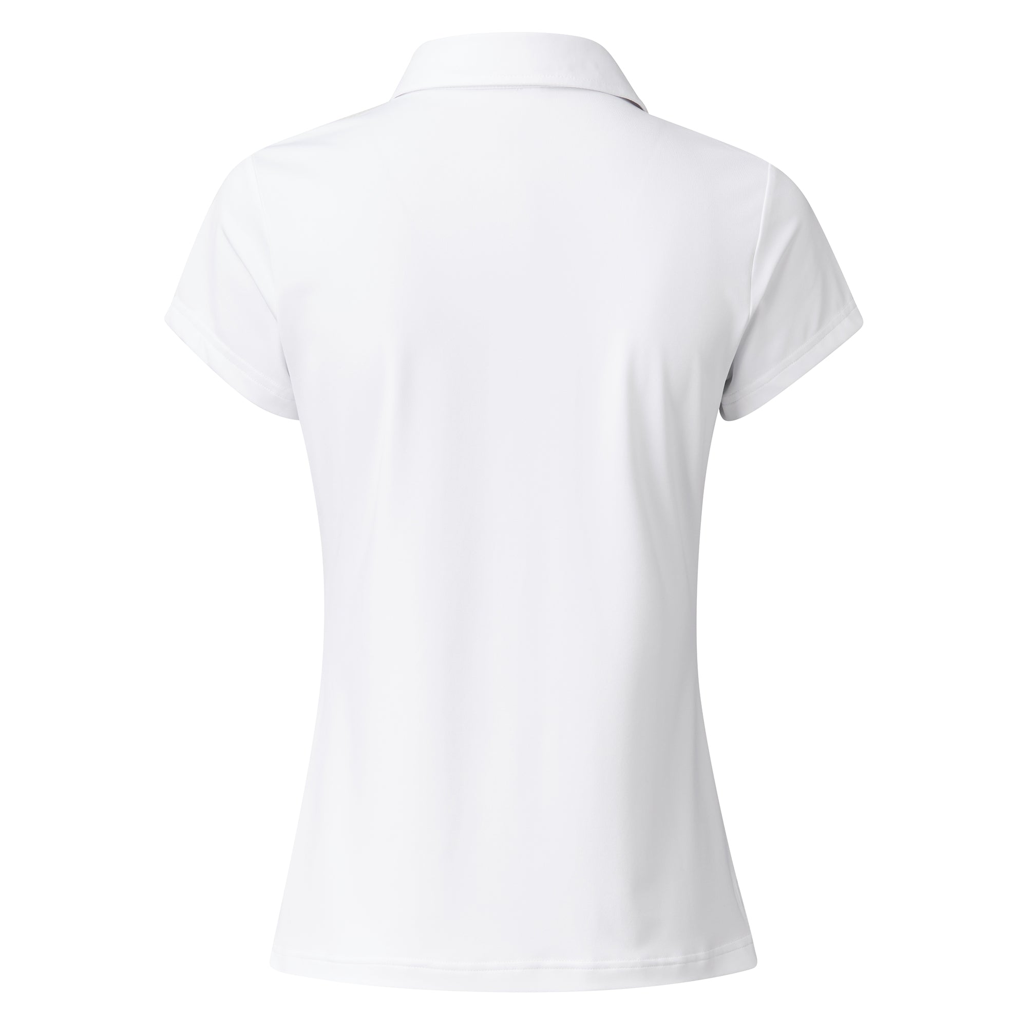 Women's Golf Polo Shirt - Dina White Moisture-Wicking Daily Sports Top for Comfort & Style | Perfect for Golf, Tennis & Casual Wear