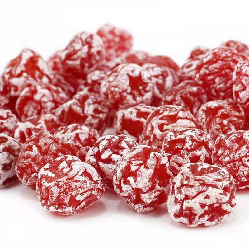 Yogurt Plums 17.64oz/500g - Sweet & Sour Dried Fruit Snacks, Prunes & Preserved Plums | Healthy Chinese Dim Sum, Vegetarian Treats | Perfect for Office Snacks, Travel Food & Gift Packs