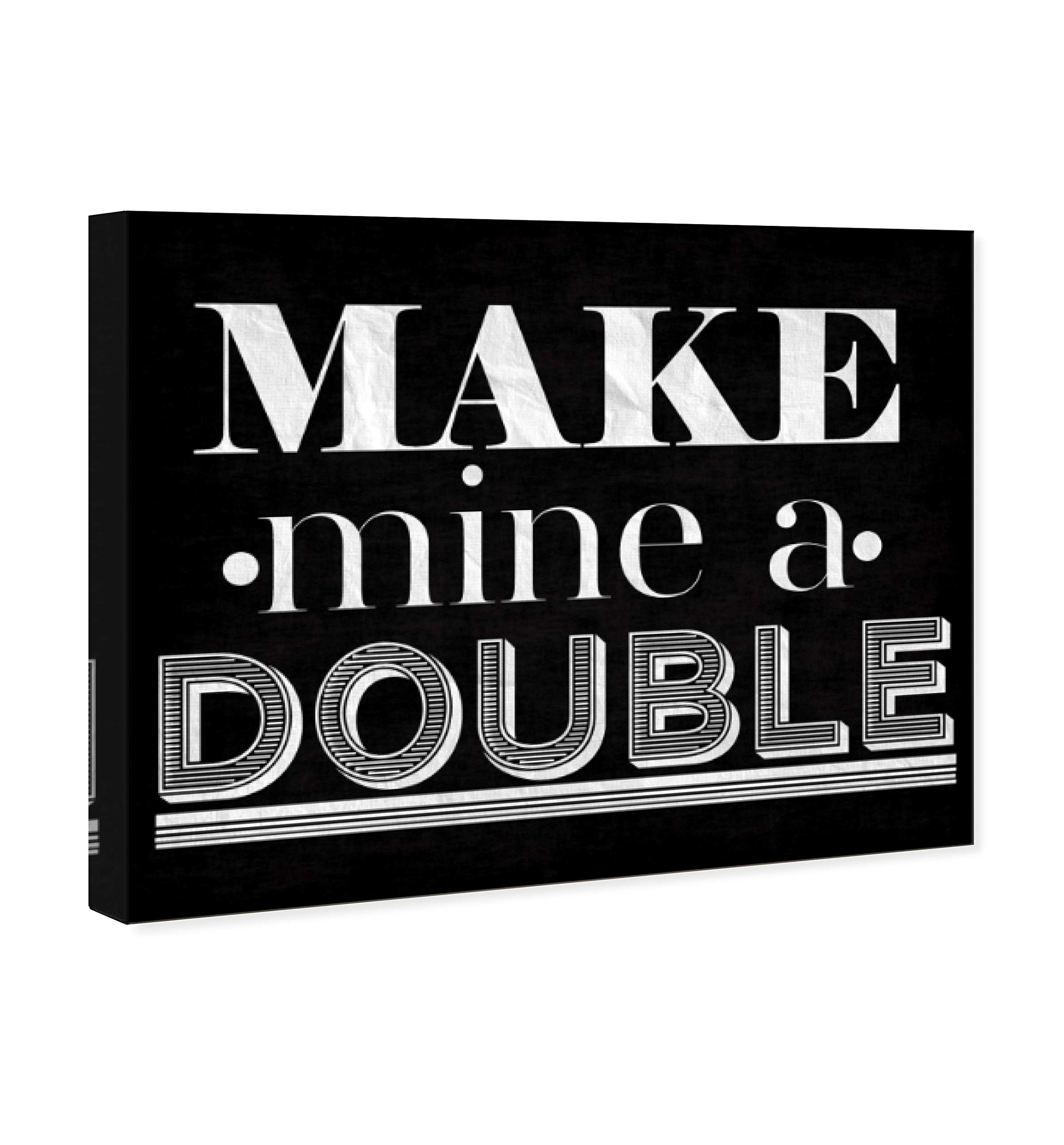 Strong Typography Wall Art Canvas Print - 24