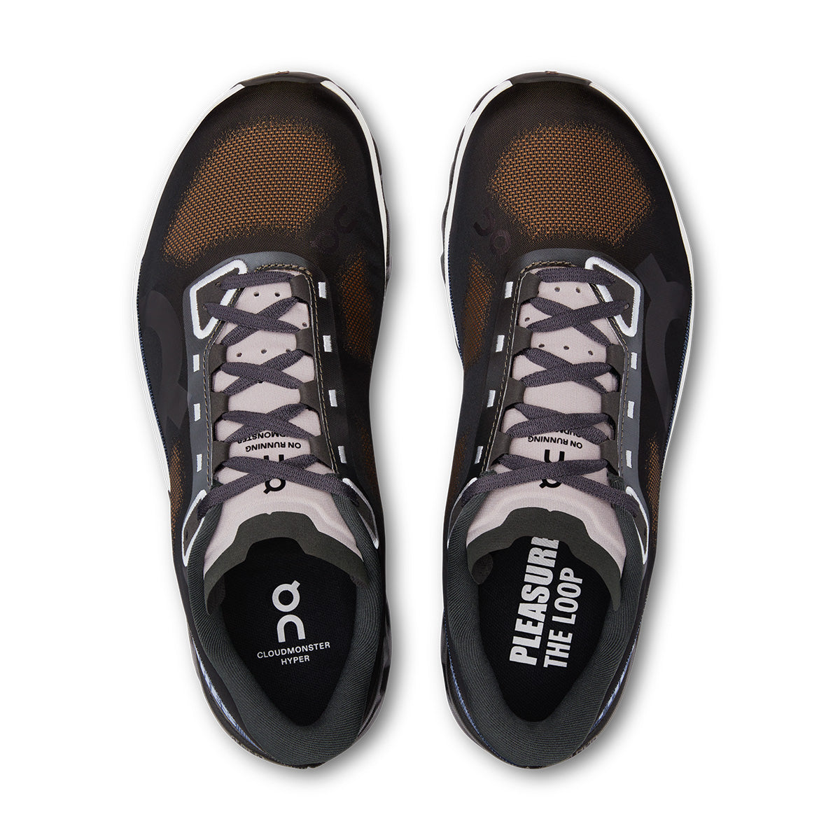 PLEASURES The LOOP Running Supply Women's Cloudmonster Hyper Sneakers in Expresso Elk - Lightweight Cushioned Running Shoes for Women, Perfect for Jogging, Gym Workouts & Daily Comfort