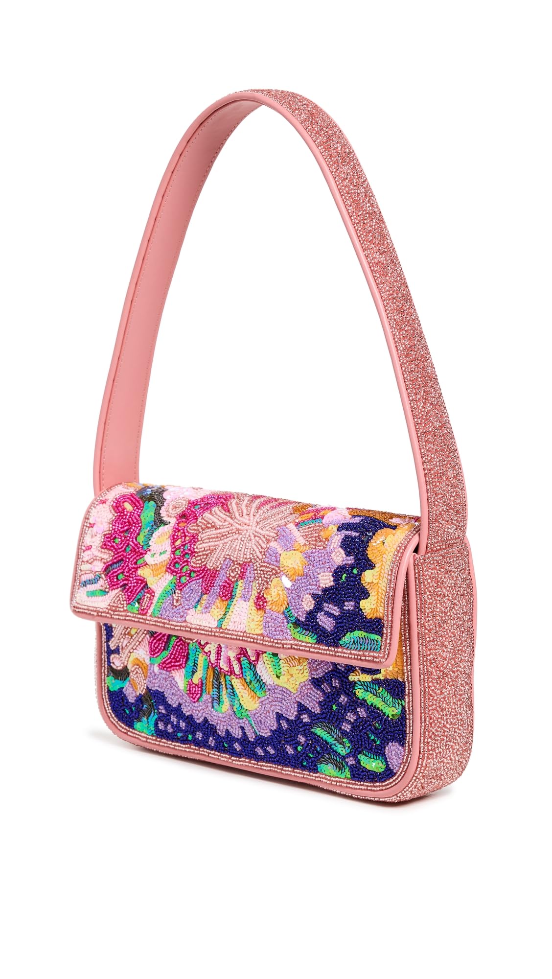 STAUD Women's Tommy Beaded Crossbody Bag - Stylish Beaded Handbag for Women, Perfect for Parties, Weddings & Evening Events