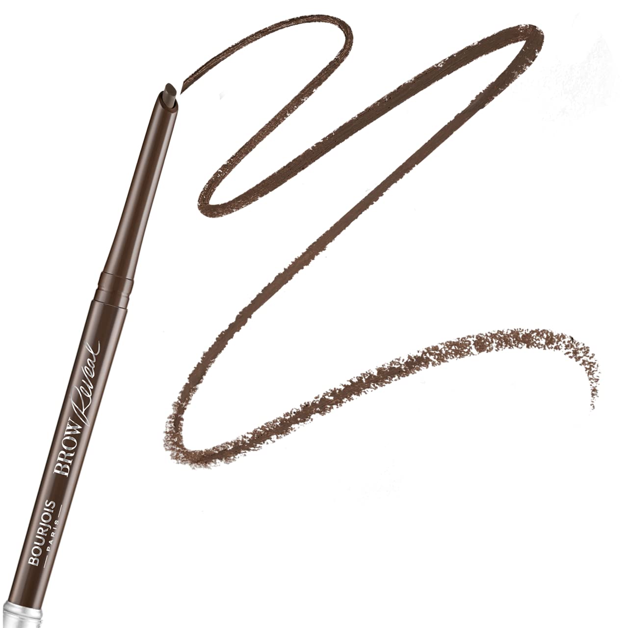 Bourjois Brow Reveal Pencil - Eyebrow Pencil for Natural Looking Brows, Shade 3 Brown, 0.35g - Perfect for Everyday Makeup and Eyebrow Shaping