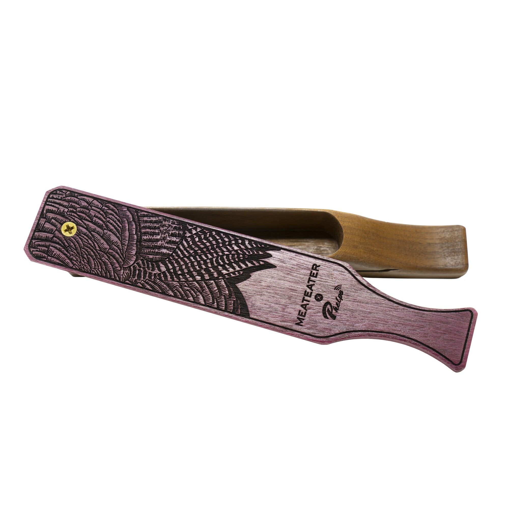 MeatEater X Phelps Box Turkey Call - Premium Hunting Gear for Wild Turkey Hunting | Perfect for Spring & Fall Hunts in Woods & Fields
