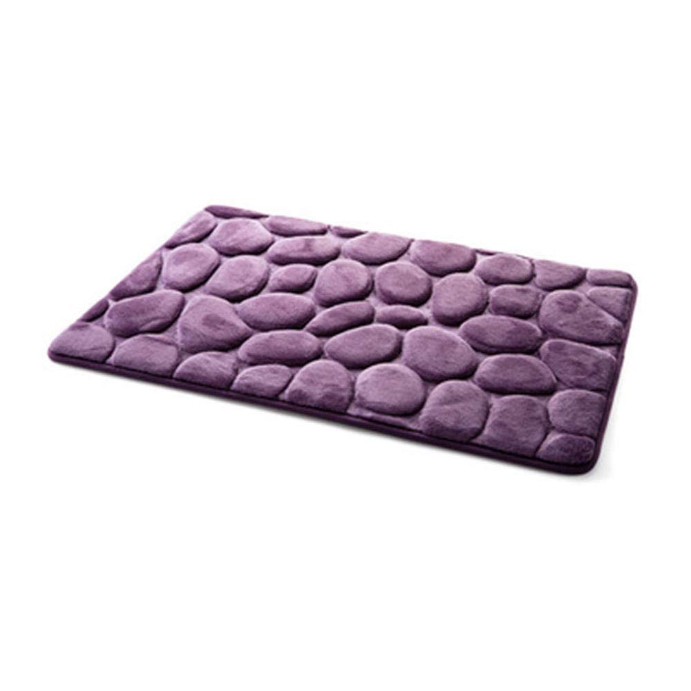 Soft Coral Fleece Bathroom Memory Foam Rug Set - Non-Slip Toilet & Bath Mats, 40x60cm Floor Carpet for Bathroom Decor - Perfect for Bathroom Safety and Cozy Home Decor