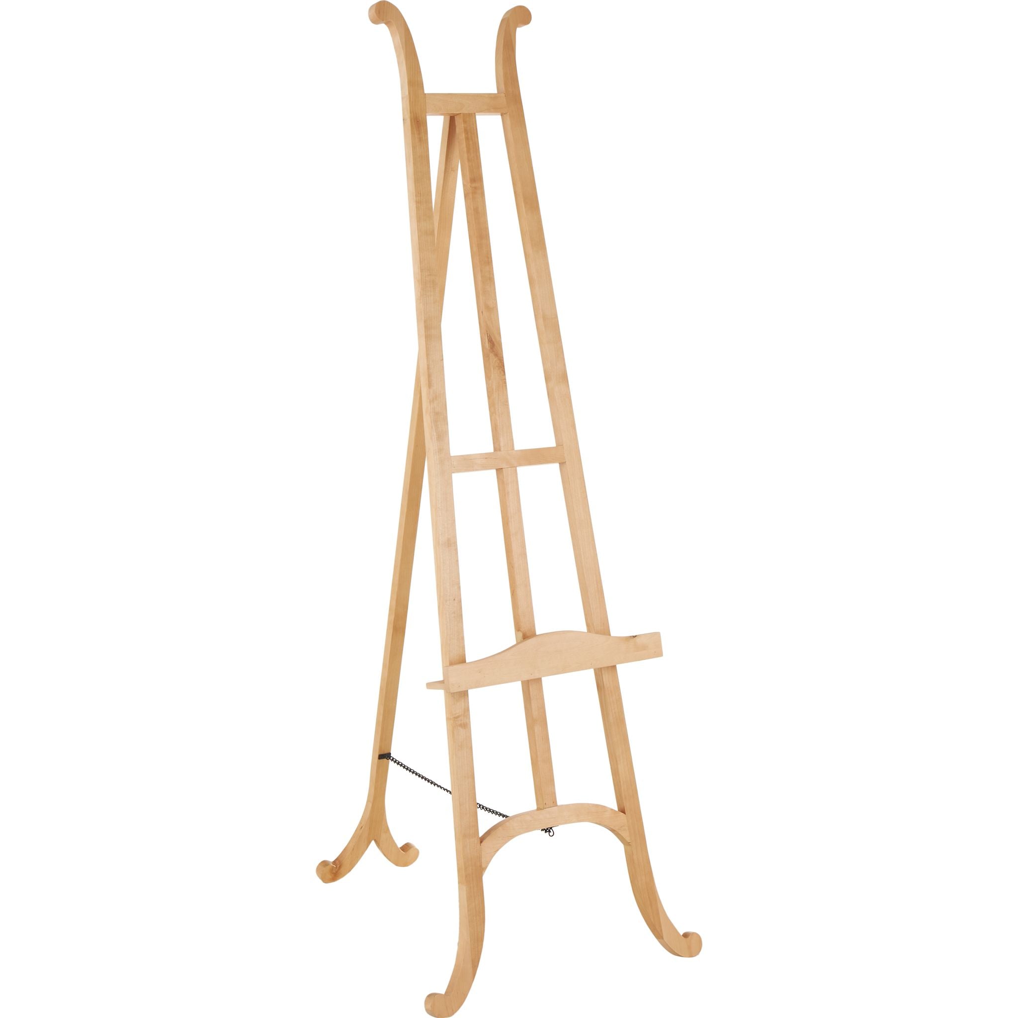 Arlo Floor Easel - Light Brown Wooden Artist Easel for Painting | Perfect for Home Studio, Classroom & Outdoor Sketching