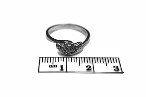 925 Sterling Silver Rose Ring for Women - Elegant Floral Jewelry Gift for Her - Perfect for Valentine's Day, Anniversary & Special Occasions