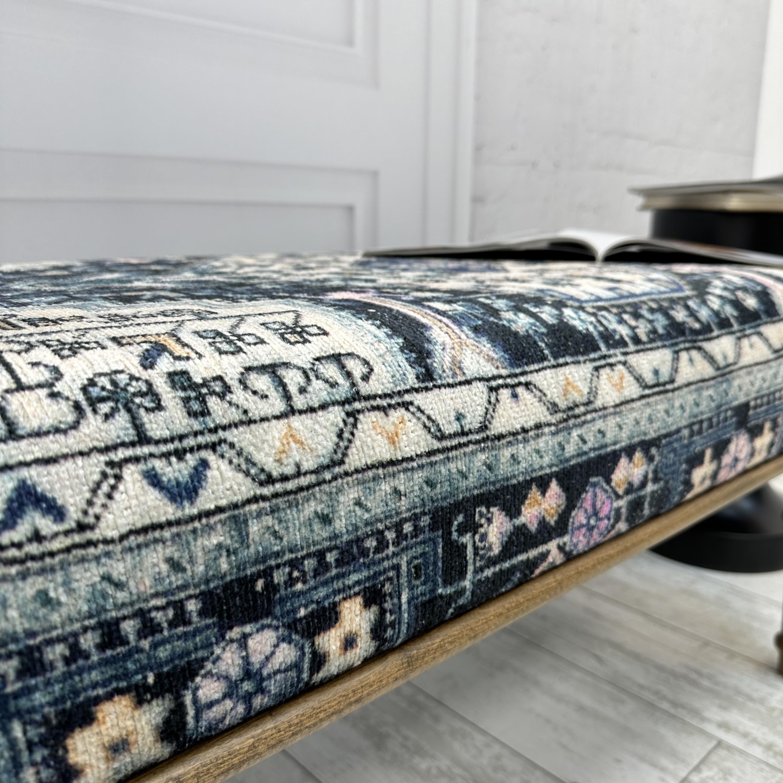Boho Large Storage Ottoman Bench - 18x18x43
