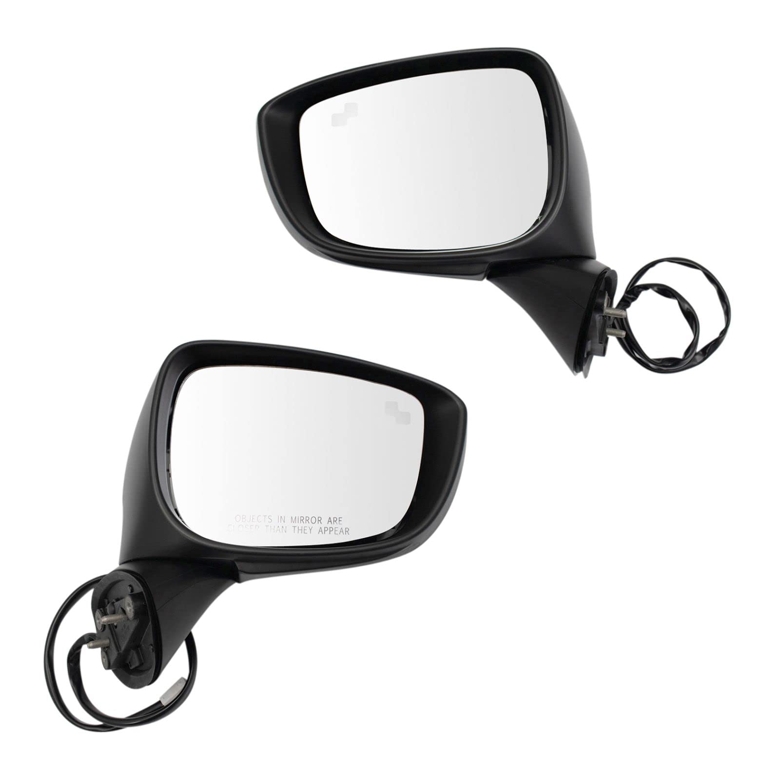 Heated Side Mirror Set with Blind Spot Indicator for 2015-2016 Mazda CX-5 (Driver & Passenger) - MA1320215 & MA1321215 - Perfect for Winter Driving & Enhanced Safety