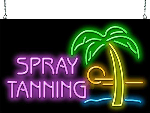 Glow Up with Our Vibrant Spray Tanning Neon Sign – Perfect for Tanning Salons, Beauty Studios & Home Decor
