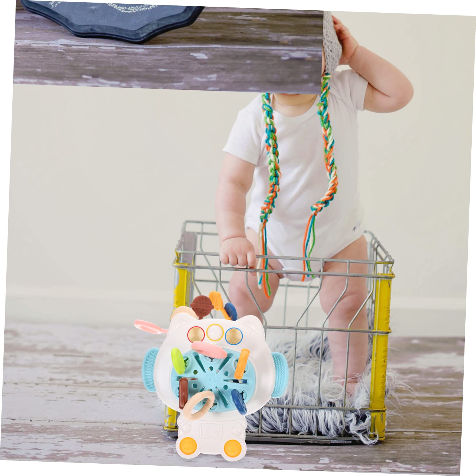HEMOTON Drawstring Sensory Bath Toys - Educational & Calming Cartoon Toys for Kids - Perfect for Bathtime Fun, Stress Relief & Early Learning